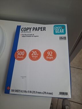 pen+GEAR White Copy Paper - 500 Sheets, 20 lb